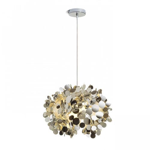 Pendant lamp - MM-2645 - Miller & Miller - chrome / contemporary / corded