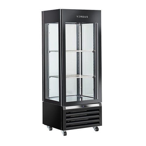 Wine refrigerated display case - RV 404B - Versus - shelf / upright / for shop
