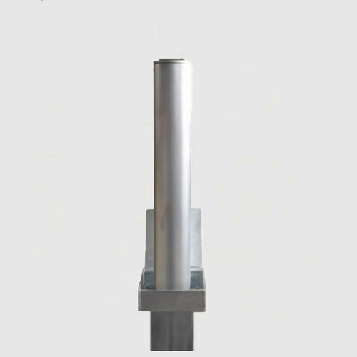 Security bollard - HDG - IKAVASS - retractable / stainless steel / high