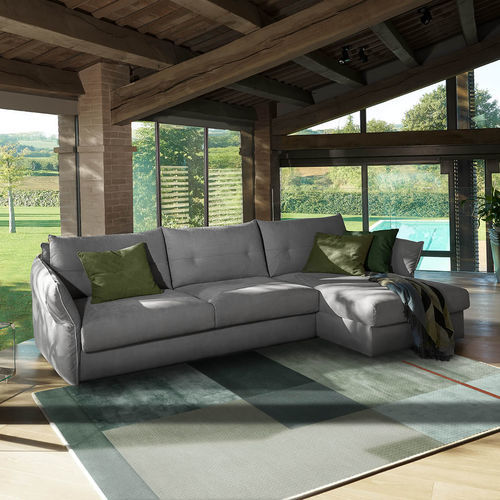 Modular sofa - Dobble - Vitarelax - bed / contemporary / fabric