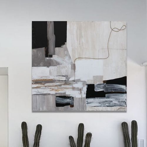 Acrylic decorative painting - FORUM - OHORIGINAL BUSINESS SL - combi / hand-painted / abstract