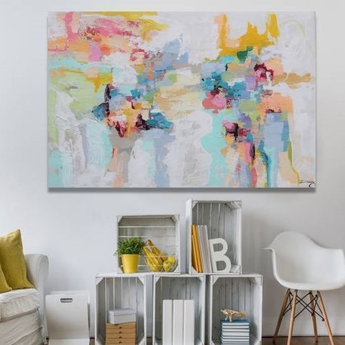 Acrylic decorative painting - FUERTEVENTURA - OHORIGINAL BUSINESS SL - combi / hand-painted / abstract