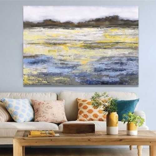 Acrylic decorative painting - LA MOLA - OHORIGINAL BUSINESS SL - combi / hand-painted / abstract