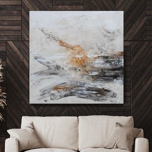 Acrylic decorative painting - FLORENCIA - OHORIGINAL BUSINESS SL - combi / hand-painted / abstract