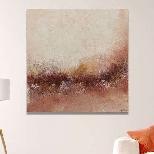 Acrylic decorative painting - CORAL TEJA - OHORIGINAL BUSINESS SL - combi / hand-painted / sea