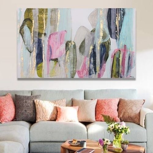 Acrylic decorative painting - BORA BORA - OHORIGINAL BUSINESS SL - combi / hand-painted / abstract