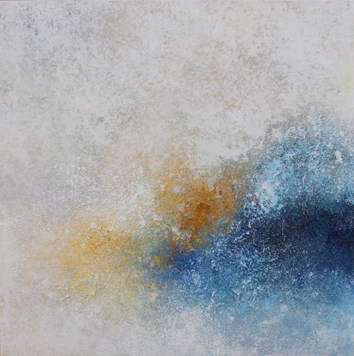 Acrylic decorative painting - AZUL CORAL - OHORIGINAL BUSINESS SL - combi / hand-painted / abstract