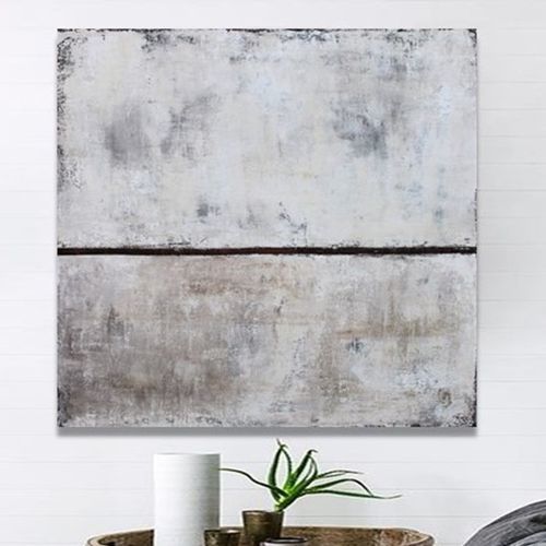 Acrylic decorative painting - INFLEXIÓN - OHORIGINAL BUSINESS SL - combi / hand-painted / abstract