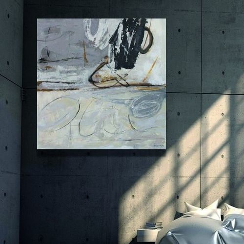 Acrylic decorative painting - ESTOCOLMO  - OHORIGINAL BUSINESS SL - combi / hand-painted / abstract
