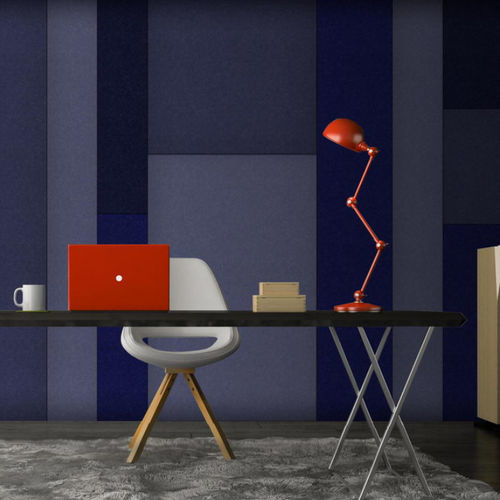 Acoustic wall panel - SILENT&trade; WALL - Acustico - for partition wall / polyester fiber / rectangular