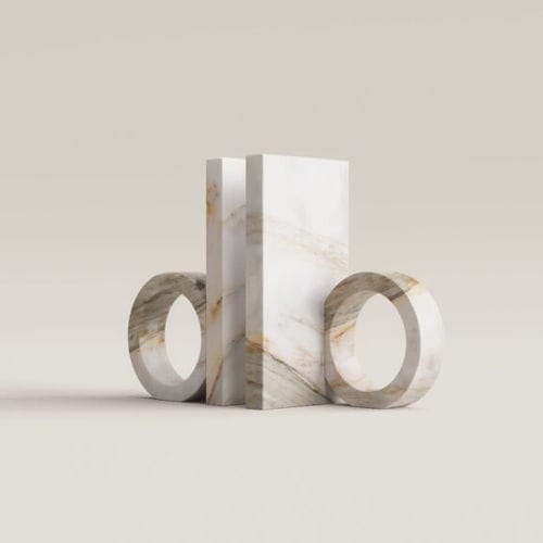Marble bookend - RING MINI - Pistore Marmi - natural stone