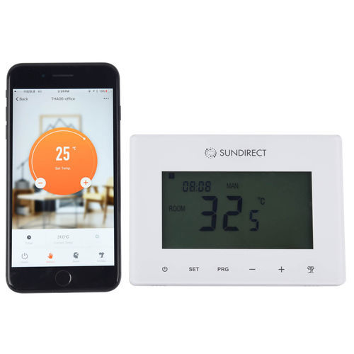 Electronic thermostat - SMART1.0 PRO - Sundirect Heater - smart / for heating / white