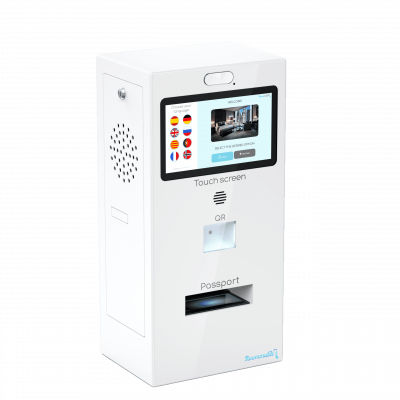 ID centralized access control - S-200 - Roommatik - time & attendance system / with barcode reader / commercial