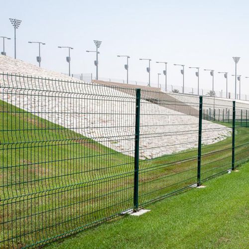 Welded mesh fencing - NYLOFOR 3D SUPER - Betafence International - for public spaces / galvanised steel / contemporary
