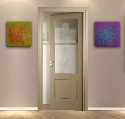 Lacquered door - 201 - PORTE ITALIANE - interior / wood veneer / swing