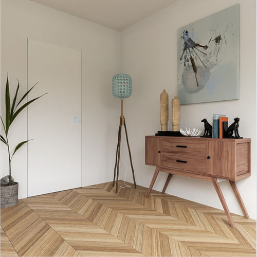 Flush door - Easywall  - PORTE ITALIANE - interior / aluminum / swing