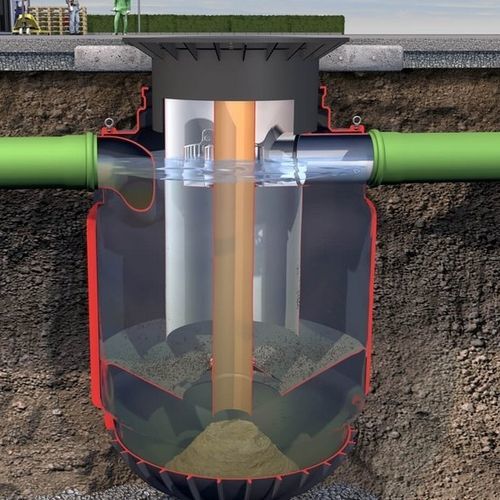 High-density polyethylene (HDPE) oil separator - ECOLOOP SAPHIR - GRAF International