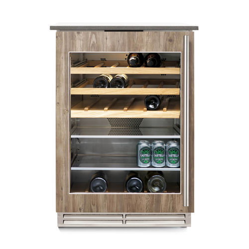 Single door refrigerator - UCB602TP - Fhiaba - home / built-in / glazed