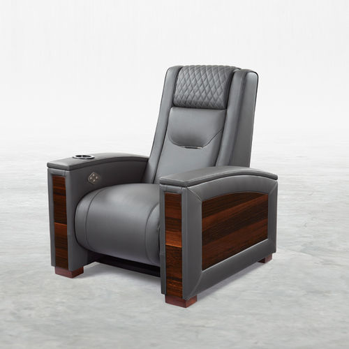 Leather cinema seating - GENESIS - KARLSSON SEATING LTD. - home / black / with headrest