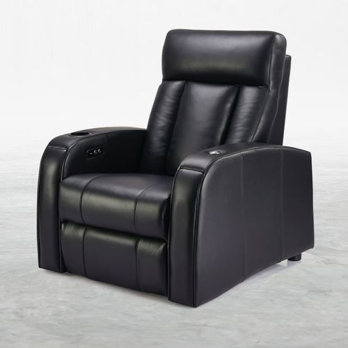 Leather cinema seating - STELVIO - KARLSSON SEATING LTD. - home / black / with headrest
