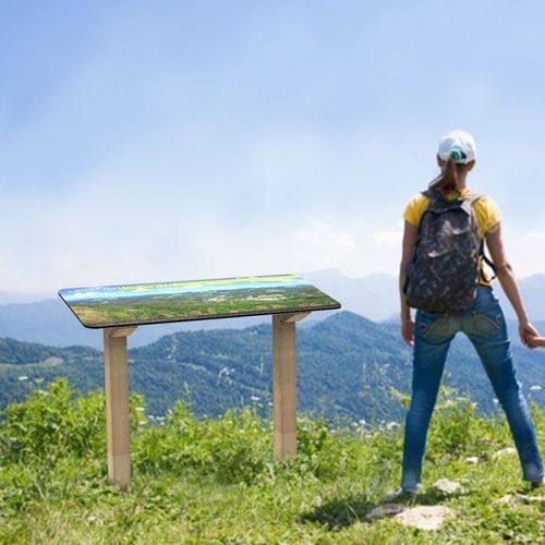 Public space information panel - PI PANORAMIC - Veco Urban Design