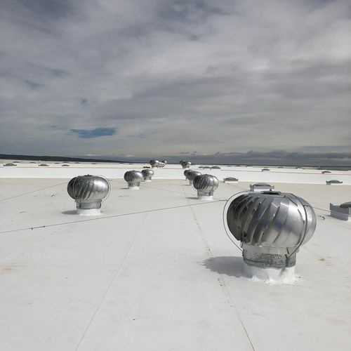 Flat roof vent - TRANSFORMADOS Y ACCESORIOS DEL SUR, S.L - aluminum / commercial / industrial
