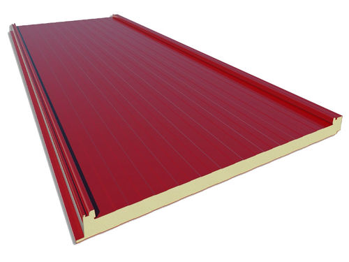 Roof insulating sandwich panel - TRANSFORMADOS Y ACCESORIOS DEL SUR, S.L - 2 metal faces / polyurethane PUR core / lightweight