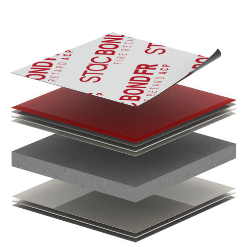 Fire-retardant sandwich panel - STACBOND® FR - STACBOND - for roof / 2 aluminum faces / mineral wool core