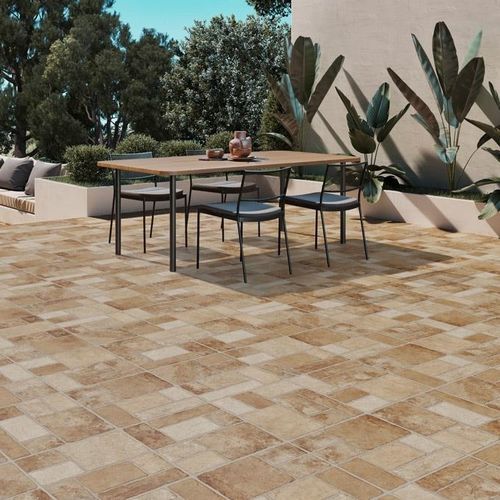 Porcelain stoneware tile - CALI - KTL Ceramica - matte / embossed / indoor