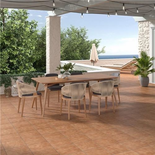 Porcelain stoneware tile - CORTES - KTL Ceramica - matte / indoor / outdoor