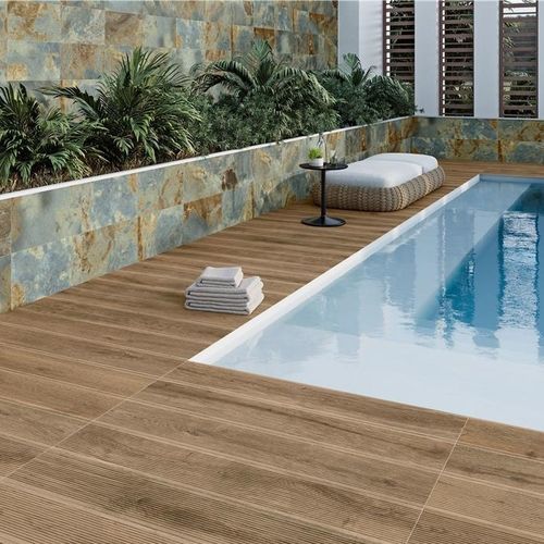 Porcelain tile - SHENANDOAH - Vitacer - natural finish / indoor / poolside