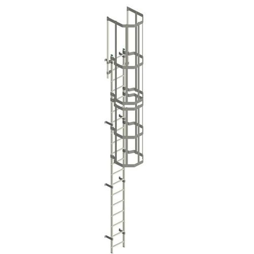 Ladder with safety cage - SG120 - Facal - aluminum / metal / industrial