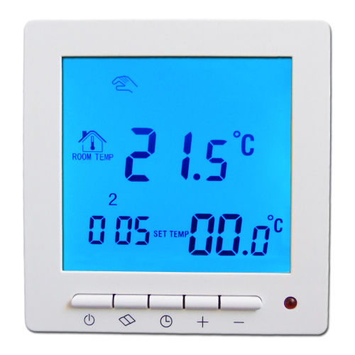 Digital thermostat - S603R - 3A - Globovac Ltd - programmable / for heating / white