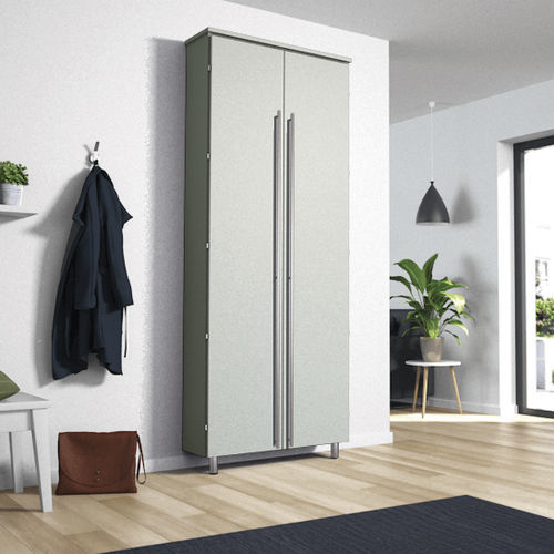 Contemporary shoe cabinet - Schreinerei Wilhelm KG - wall-mounted / MFC / home