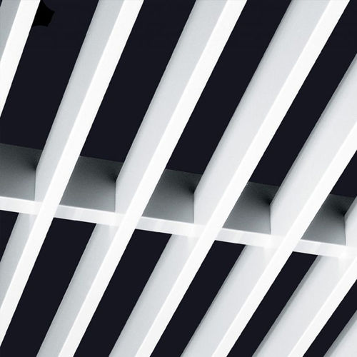 Aluminum suspended ceiling - TETRÁL LINE - ceir - panel / for office / indoor