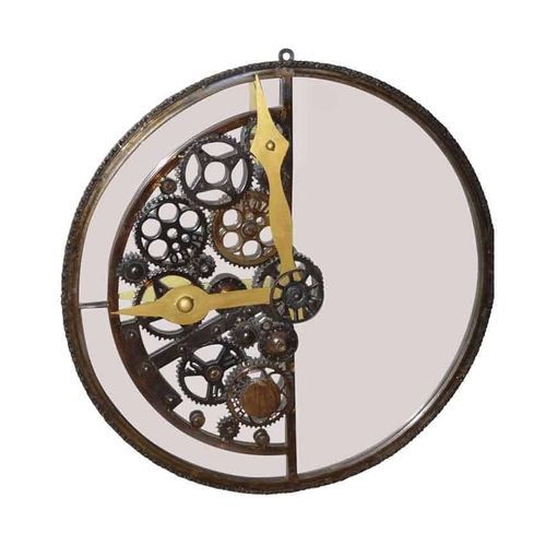 Vintage clock - GrandDécor - wall-mounted / analog / commercial
