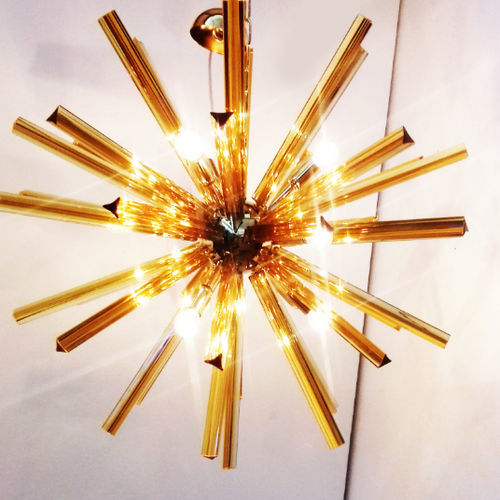 Contemporary chandelier - TRIEDRO - SimoEng SRLS - Murano glass / metal / commercial