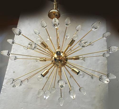 Contemporary chandelier - DEW - SimoEng SRLS - Murano glass / 9 light / commercial