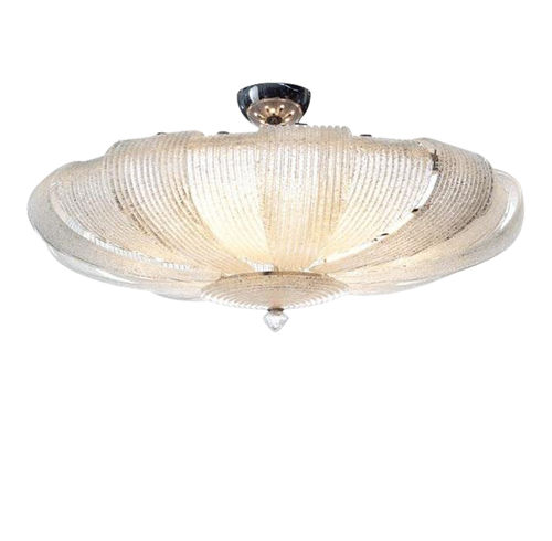 Traditional ceiling lamp - FLUSH MOUNT - SimoEng SRLS - round / glass / Murano glass