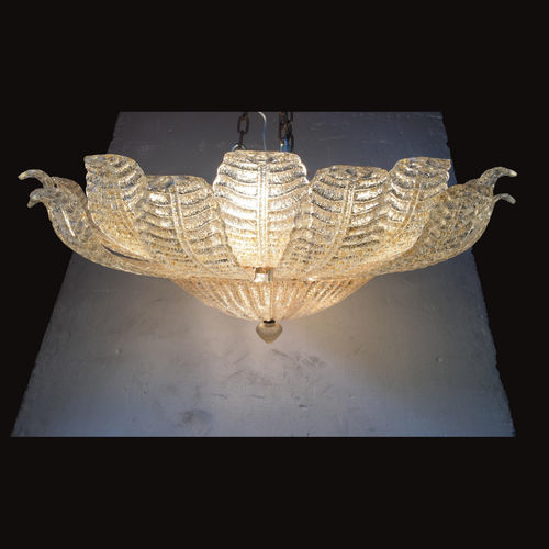 Pendant lamp LEAF SimoEng SRLS glass / Murano glass / traditional