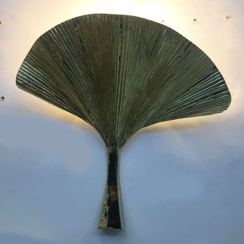 Contemporary wall light - GINKOW0 5454 - SimoEng SRLS - indoor / brass / sculptural
