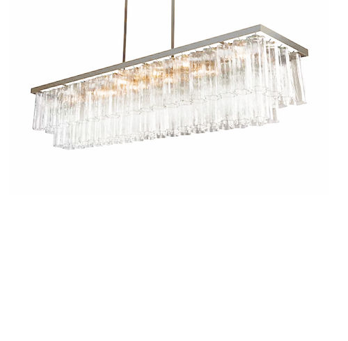 Pendant lamp - TRONCHI - SimoEng SRLS - chrome / glass / Murano glass