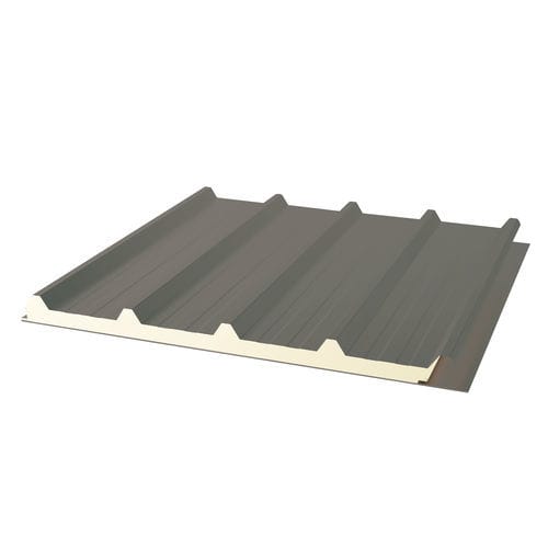Roof sandwich panel - EP-5R - EGEPANEL ENDUSTRI A.S. - PVC facing / glass wool core / non-flammable