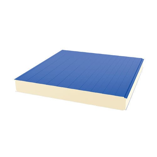 Facade sandwich panel - EP-5R - EGEPANEL ENDUSTRI A.S. - metal facing / glass wool core
