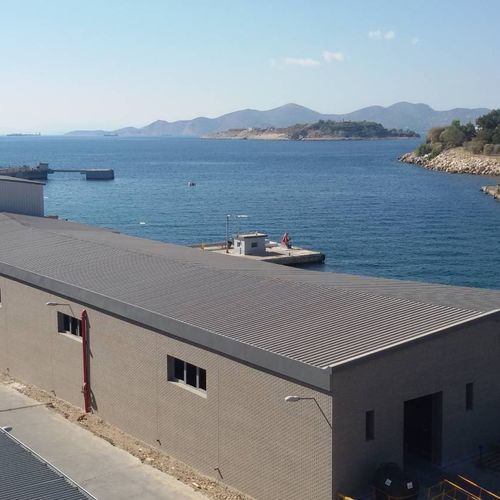 Pitched roofing panel - Insotherm RPU - KAMARIDIS GLOBALWIRE GROUP - steel / polyurethane / metal look