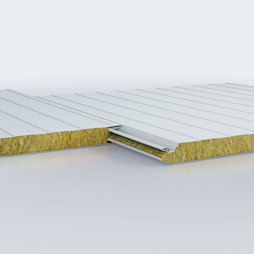 Pitched roofing panel - EuroWool SFW - KAMARIDIS GLOBALWIRE GROUP - galvanised steel / sheet steel / metal look