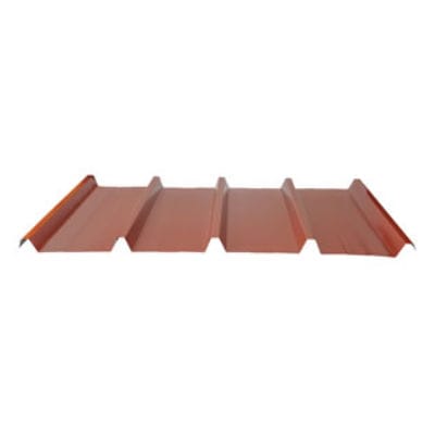 Pitched roofing sheet - RIBDECK 1000 - KAMARIDIS GLOBALWIRE GROUP - galvanised steel / sheet steel / metal look