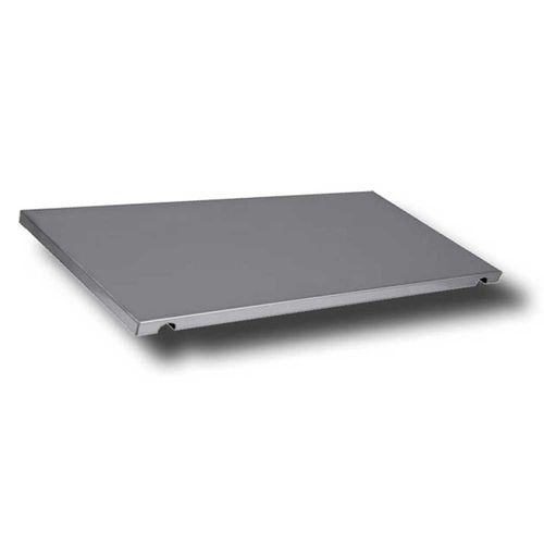 Metal countertop - PF W - Rossofuoco Srl - outdoor / silver-colored / square edge
