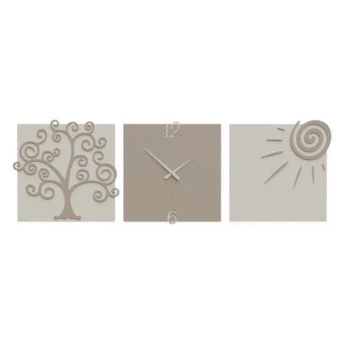 Contemporary clock - 10-333 series - Calleadesign snc di L. Callea e C - wall-mounted / analog / MDF