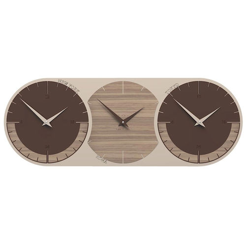 Contemporary clock - World clock 3 - Calleadesign snc di L. Callea e C - wall-mounted / analog / for office